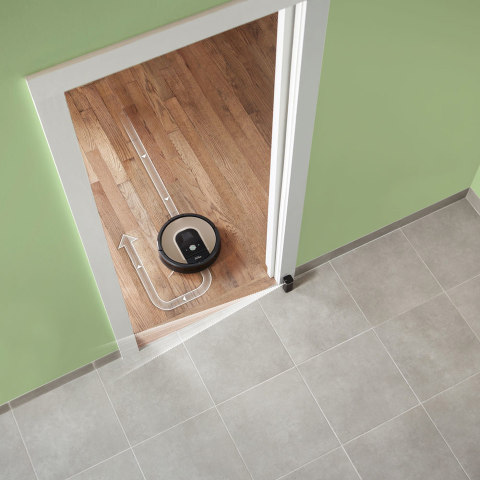 iRobot Roomba 966 aspirapolvere robot 0,6 L Senza sacchetto Nero, Argento