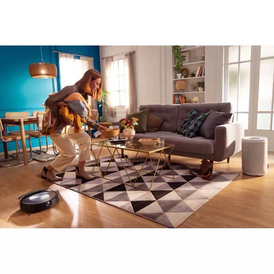 iRobot Roomba Combo j7 Nero, Acciaio inox