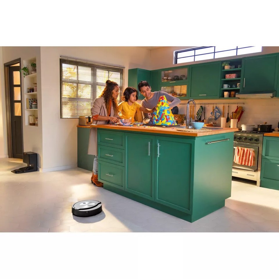 iRobot Roomba Combo j7 Nero, Acciaio inox