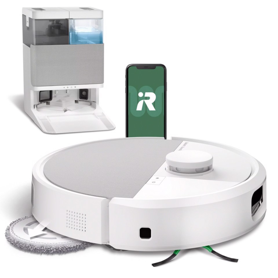 iRobot Roomba Plus 505 Combo Robot + AutoWash Dock Bianco