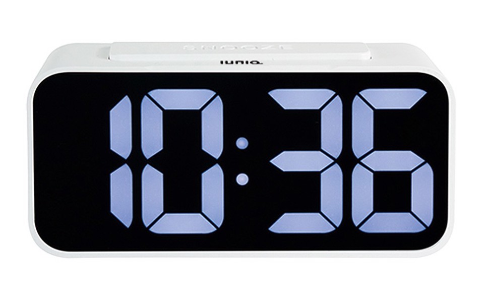 IUNIQ XDET785 Sveglia digitale Bianco