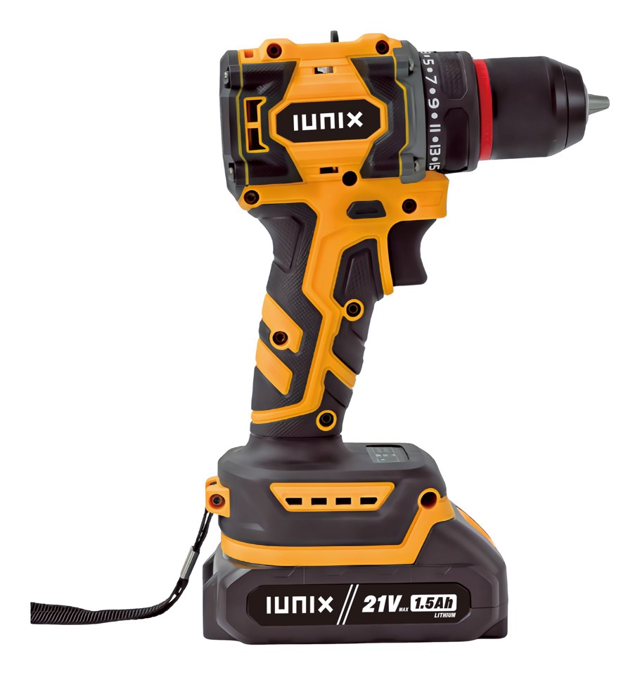 IUNIX XDVV14K cacciavite elettrico e avvitatore a impulso 1800 Giri/min Nero, Giallo