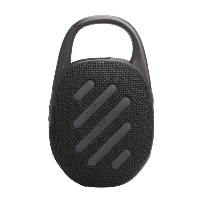 JBL Clip 5 Sistema audio portatile Waterproof e Dustproof con moschettone integrato, Nero