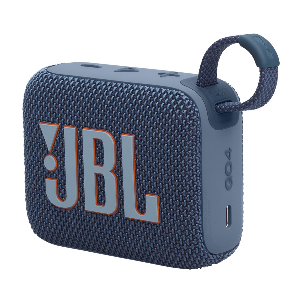 JBL Go 4, Sistema audio portatile waterproof e dustproof, Blu