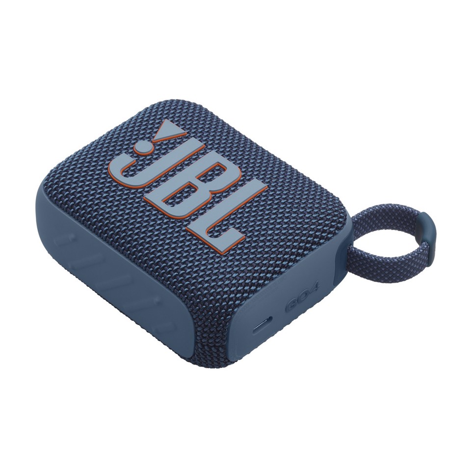 JBL Go 4, Sistema audio portatile waterproof e dustproof, Blu