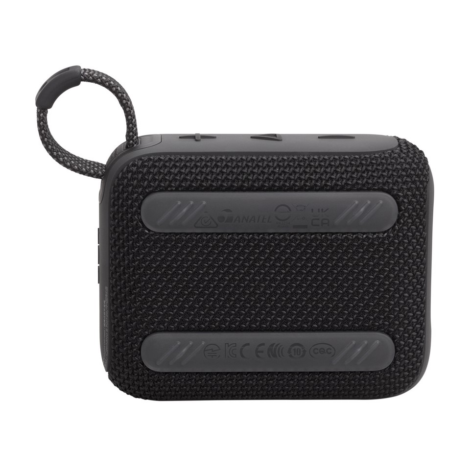 JBL Go 4, Sistema audio portatile waterproof e dustproof, Nero