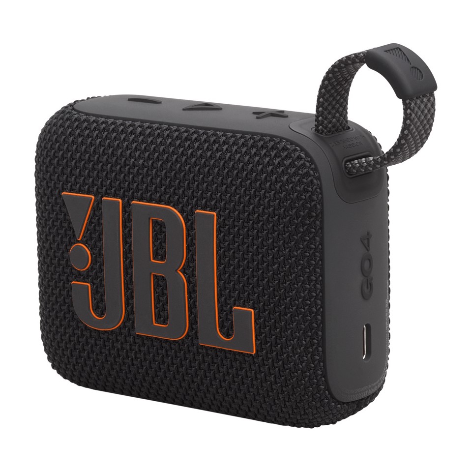 JBL Go 4, Sistema audio portatile waterproof e dustproof, Nero