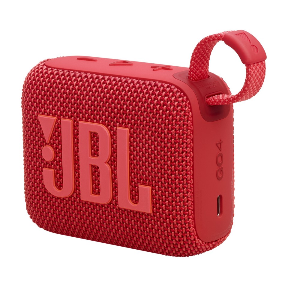 JBL Go 4, Sistema audio portatile waterproof e dustproof, Rosso