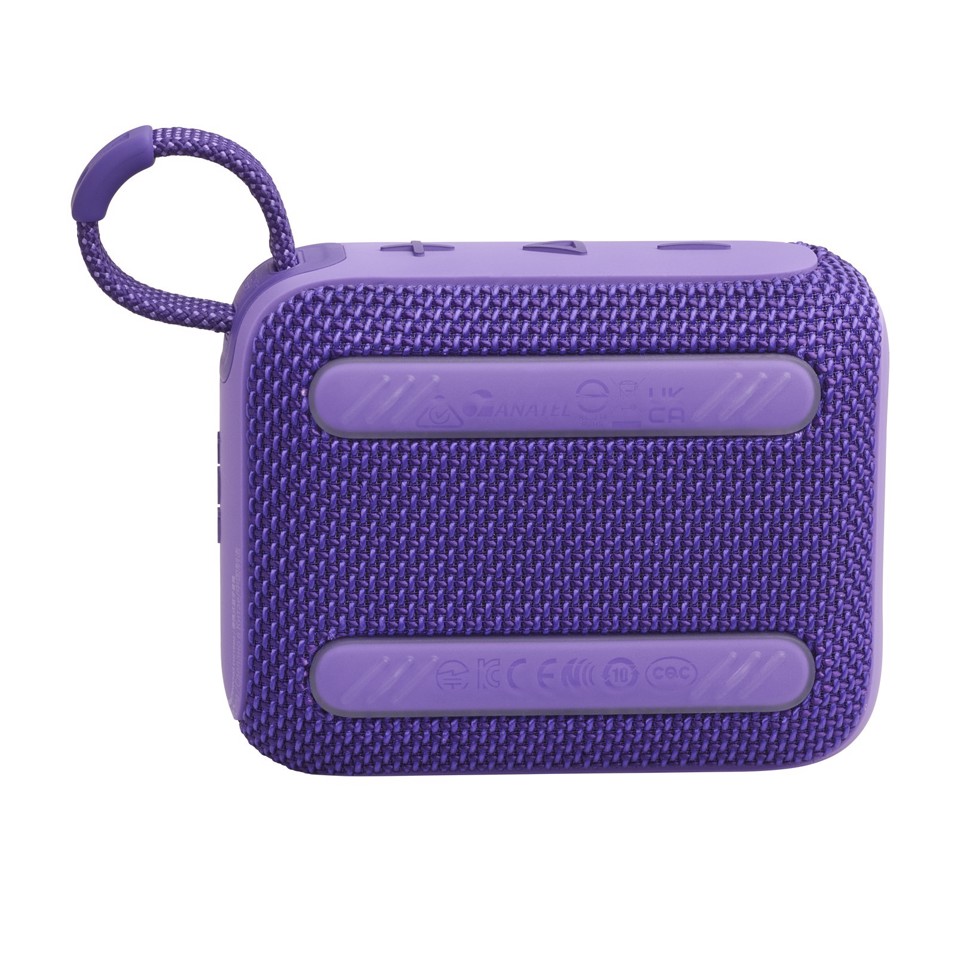 JBL Go 4, Sistema audio portatile waterproof e dustproof, Viola