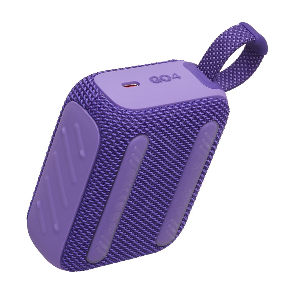 JBL Go 4, Sistema audio portatile waterproof e dustproof, Viola