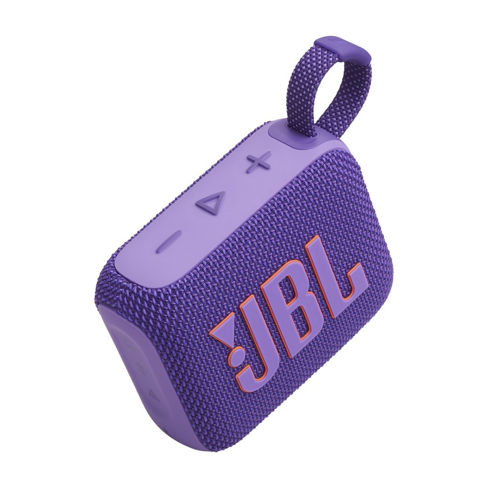 JBL Go 4, Sistema audio portatile waterproof e dustproof, Viola