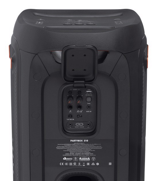 JBL Partybox 310 Speaker Wireless Bluetooth Portatile per feste con giochi di luce 240 W, Nero