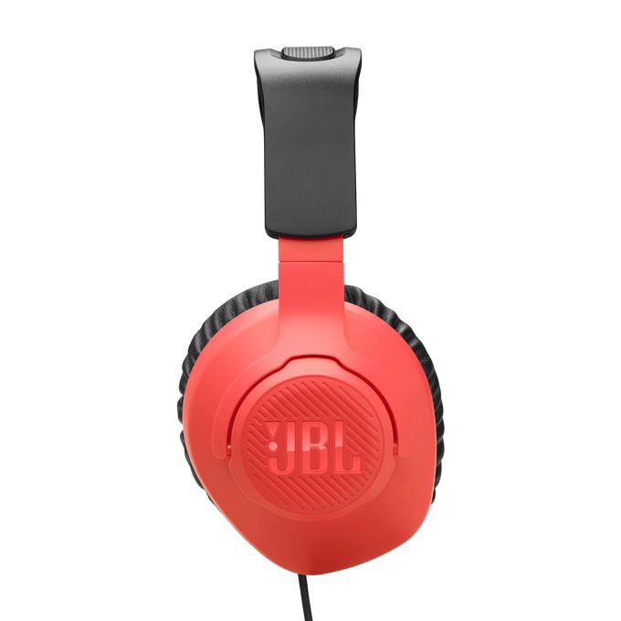 JBL Quantum 100N Auricolare Cablato A Padiglione Gaming Blu, Rosso