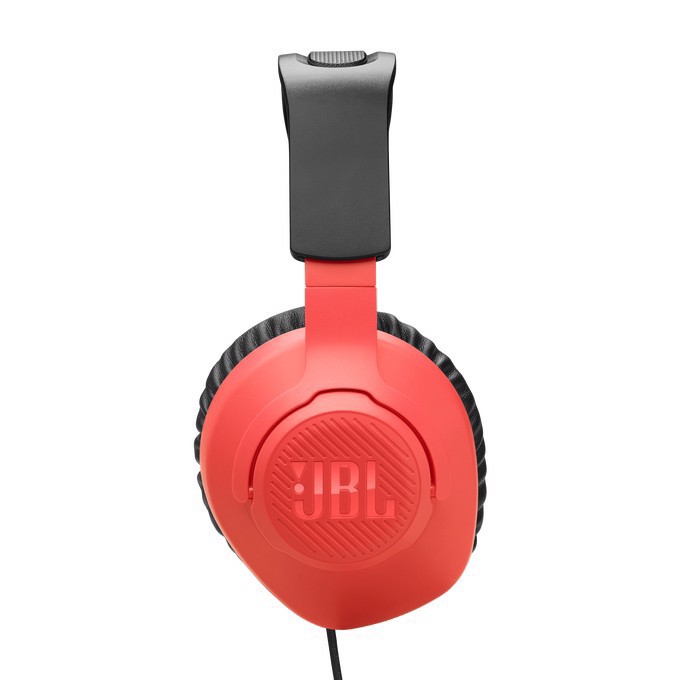JBL Quantum 100N Auricolare Cablato A Padiglione Gaming Blu, Rosso
