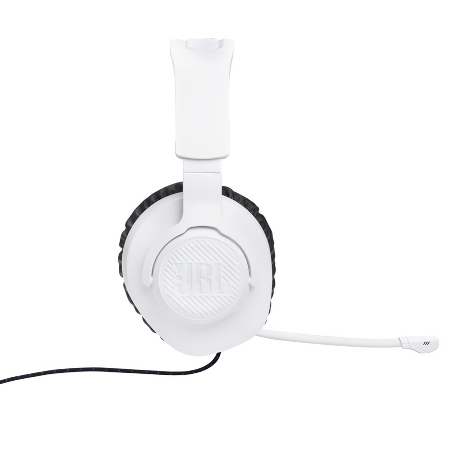 JBL Quantum 100P Auricolare Cablato A Padiglione Gaming Bianco