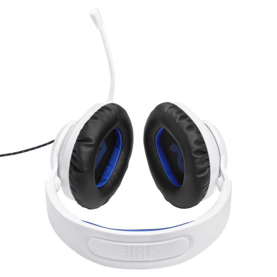 JBL Quantum 100P Auricolare Cablato A Padiglione Gaming Bianco