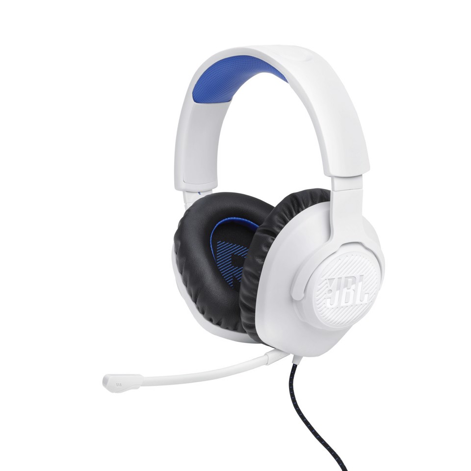 JBL Quantum 100P Auricolare Cablato A Padiglione Gaming Bianco