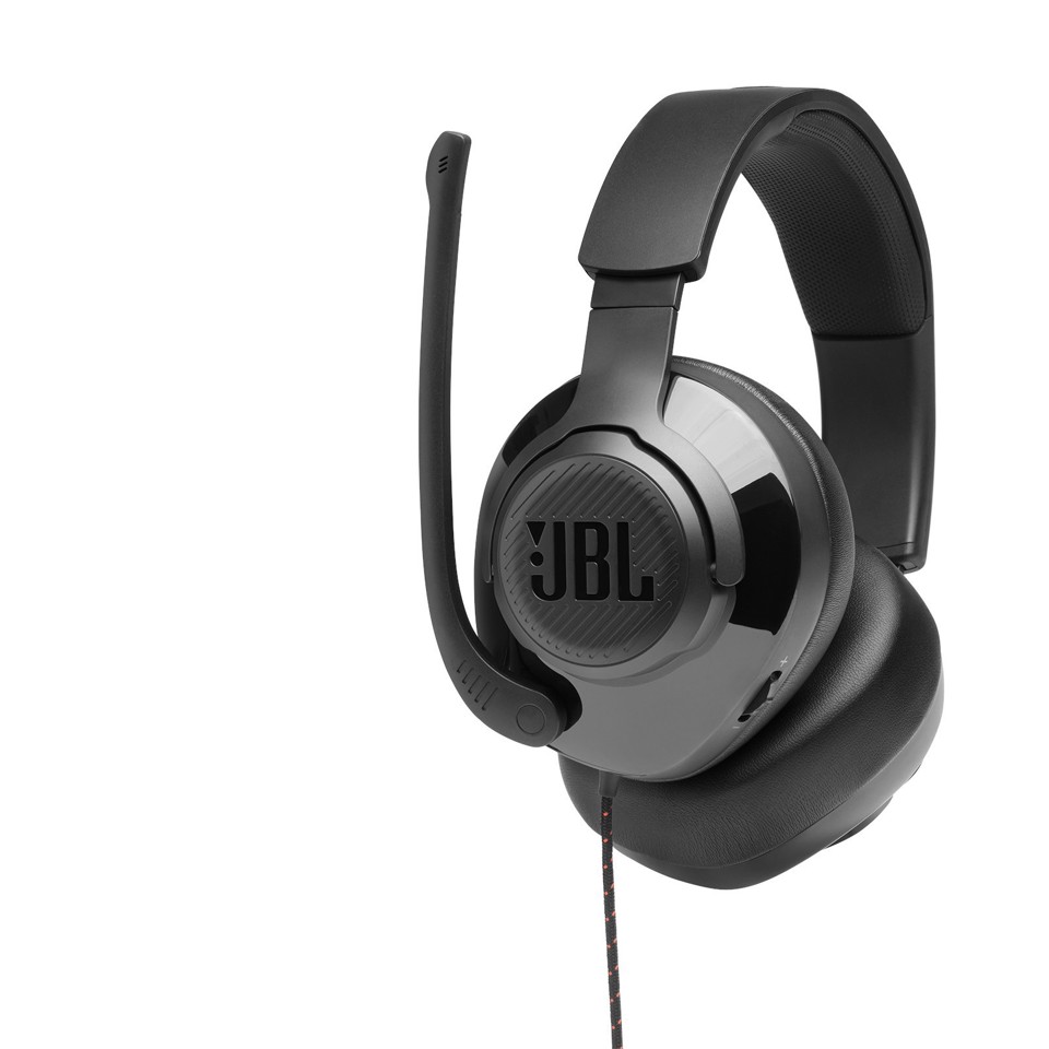 JBL Quantum 200 Cuffie Gaming Over-Ear con Filo, Nero