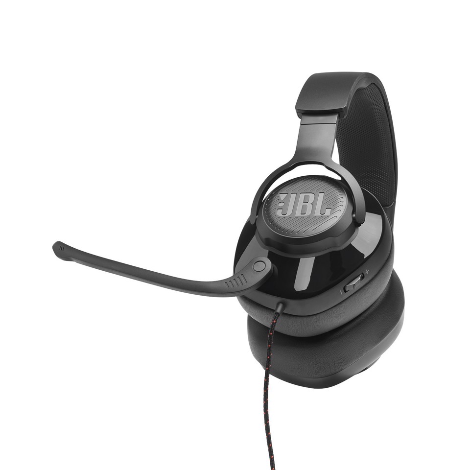 JBL Quantum 200 Cuffie Gaming Over-Ear con Filo, Nero