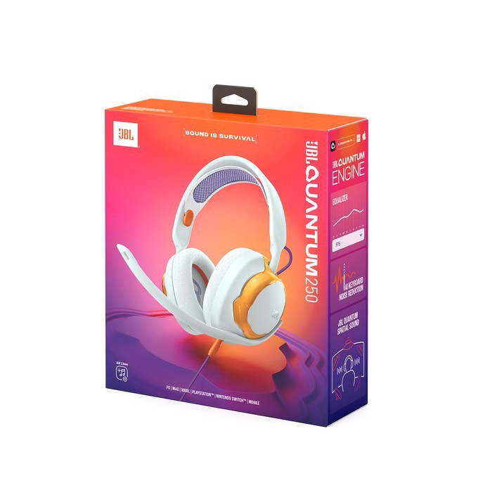 JBL Quantum 250 Auricolare Cablato A Padiglione Gaming Colore foglia di tè