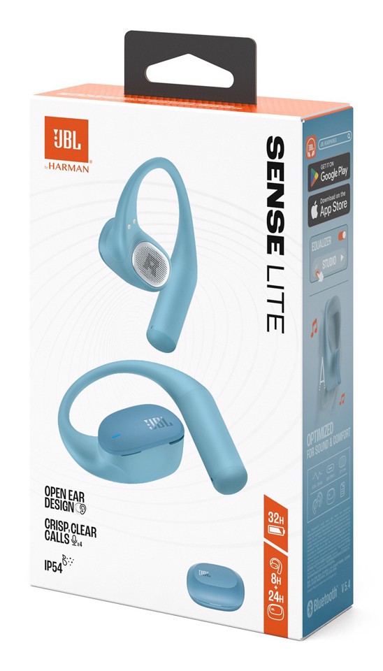 JBL Sense Lite Cuffie Open-Ear True Wireless con Archetto, colore Blu