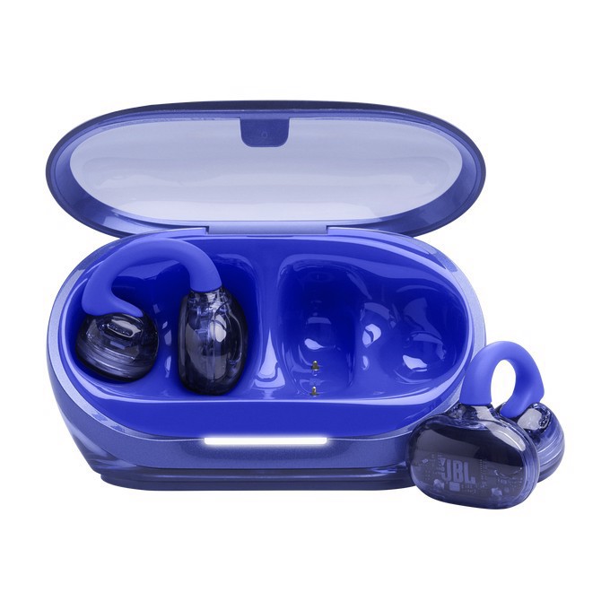 JBL Soundgear Clips Auricolare True Wireless Stereo (TWS) a clip con tecnologia Opensound, Blu