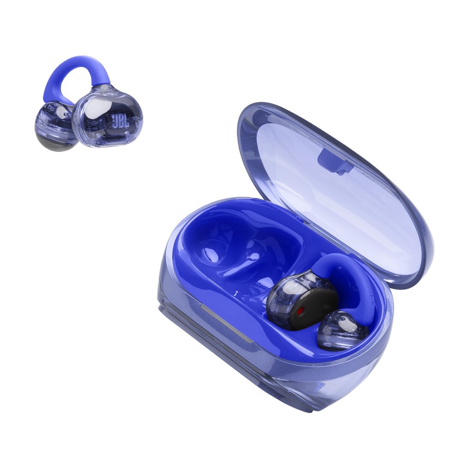 JBL Soundgear Clips Auricolare True Wireless Stereo (TWS) a clip con tecnologia Opensound, Blu