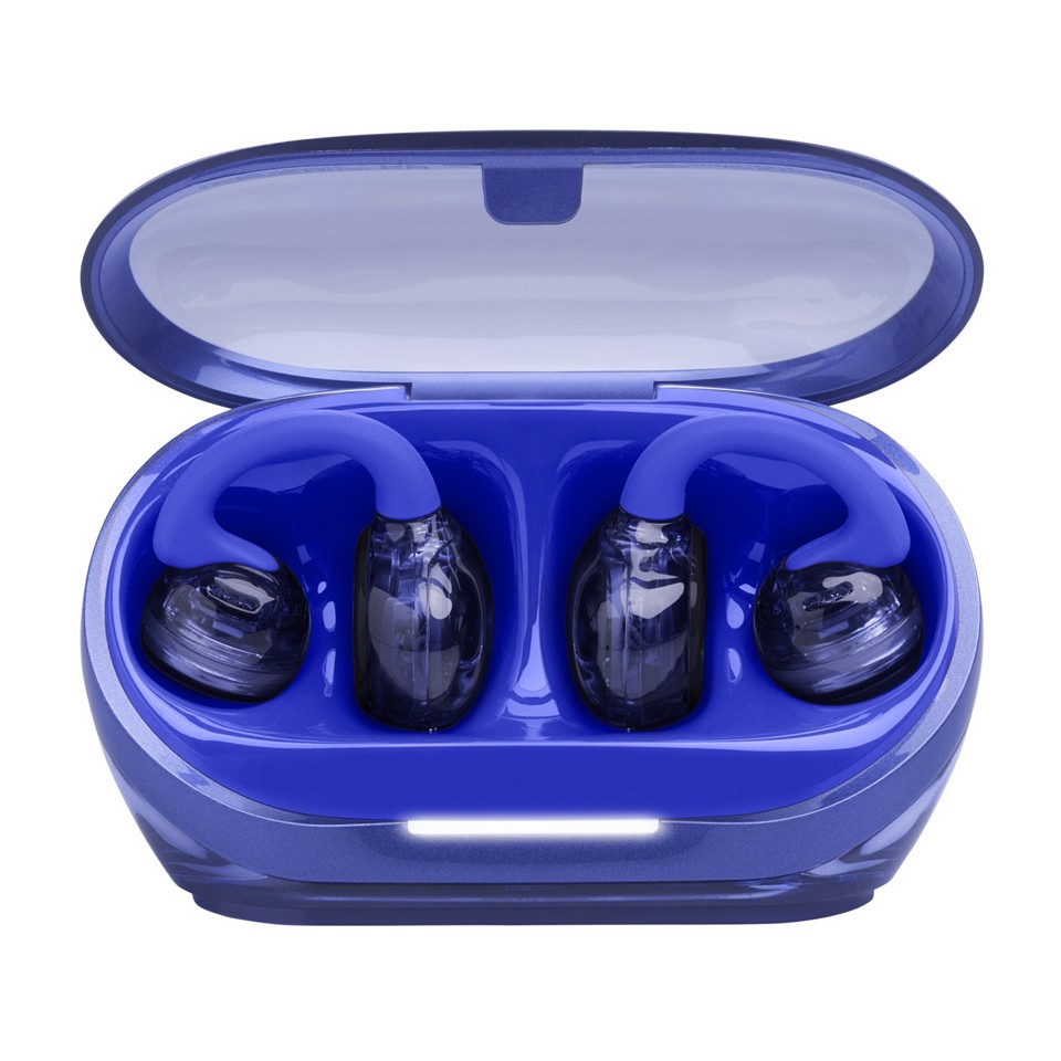 JBL Soundgear Clips Auricolare True Wireless Stereo (TWS) a clip con tecnologia Opensound, Blu