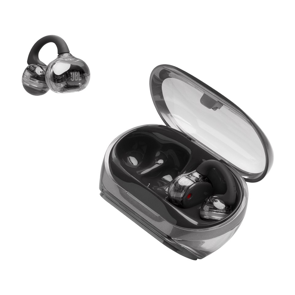 JBL Soundgear Clips Auricolare True Wireless Stereo (TWS) a clip con tecnologia Opensound, Nero