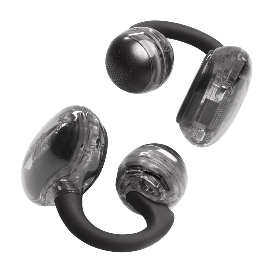 JBL Soundgear Clips Auricolare True Wireless Stereo (TWS) a clip con tecnologia Opensound, Nero