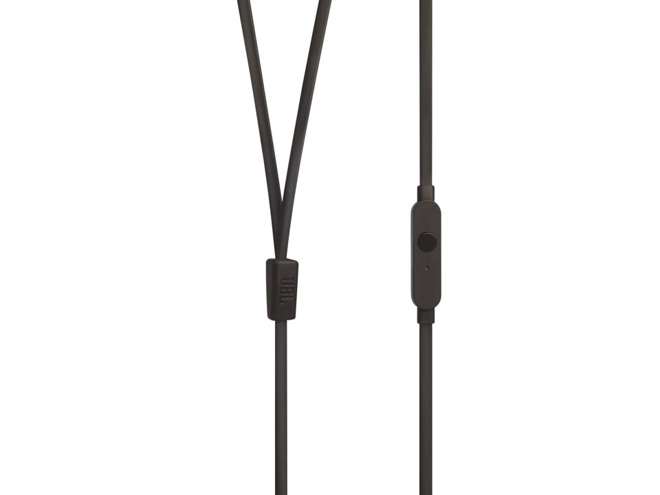 JBL Tune 110, Intra-auricolari con cavo, con comando/microfono, Nero
