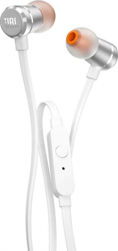 JBL Tune 290 Auricolare Cablato In-ear Musica e Chiamate Argento