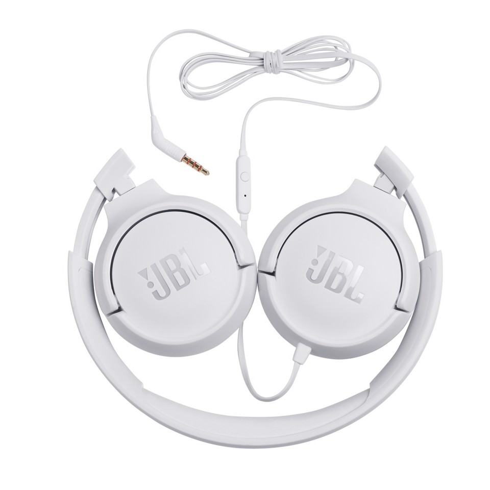 JBL Tune 500 Auricolare Cablato A Padiglione Musica e Chiamate Bianco