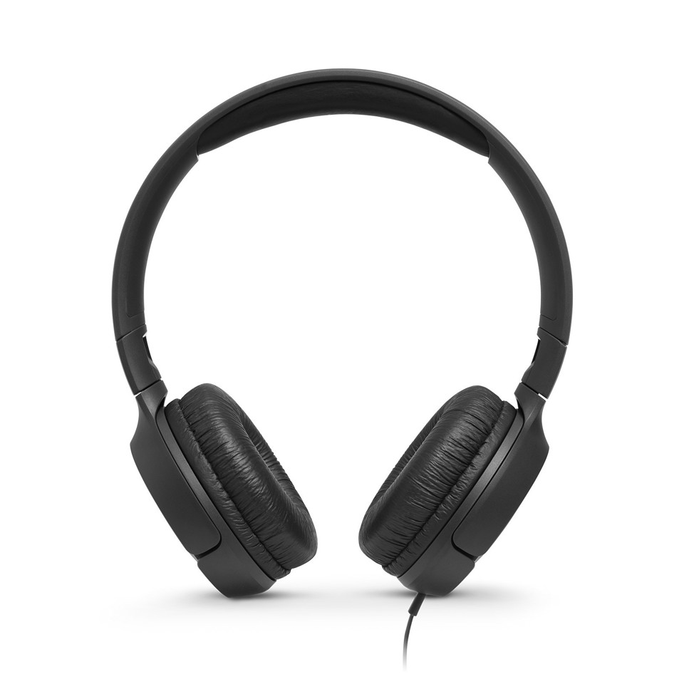JBL Tune 500 Cuffie Sovraurali con Microfono e Comando Remoto ad 1 Pulsante, Nero