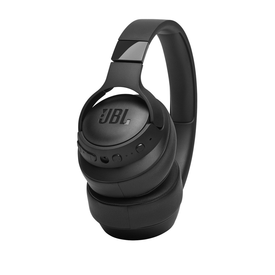 JBL Tune 760 NC, Cuffie Over-Ear Wireless Bluetooth con Cancellazione Attiva del Rumore, Nero
