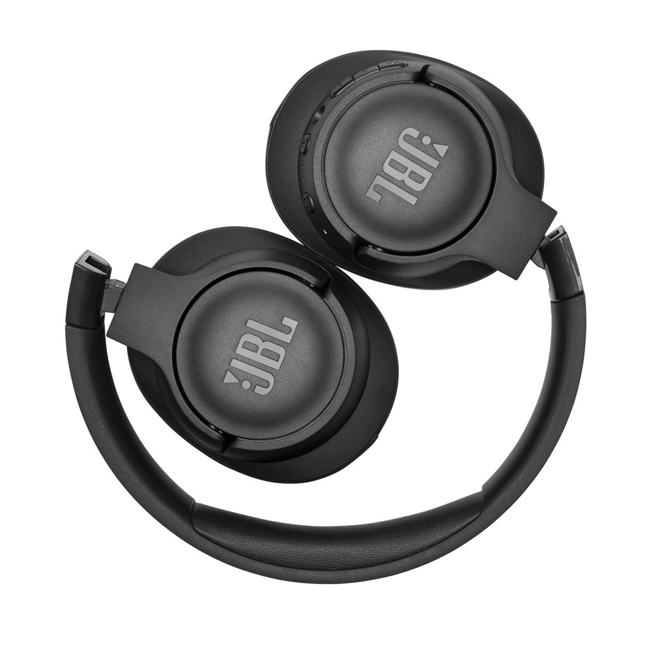 JBL Tune 760 NC, Cuffie Over-Ear Wireless Bluetooth con Cancellazione Attiva del Rumore, Nero
