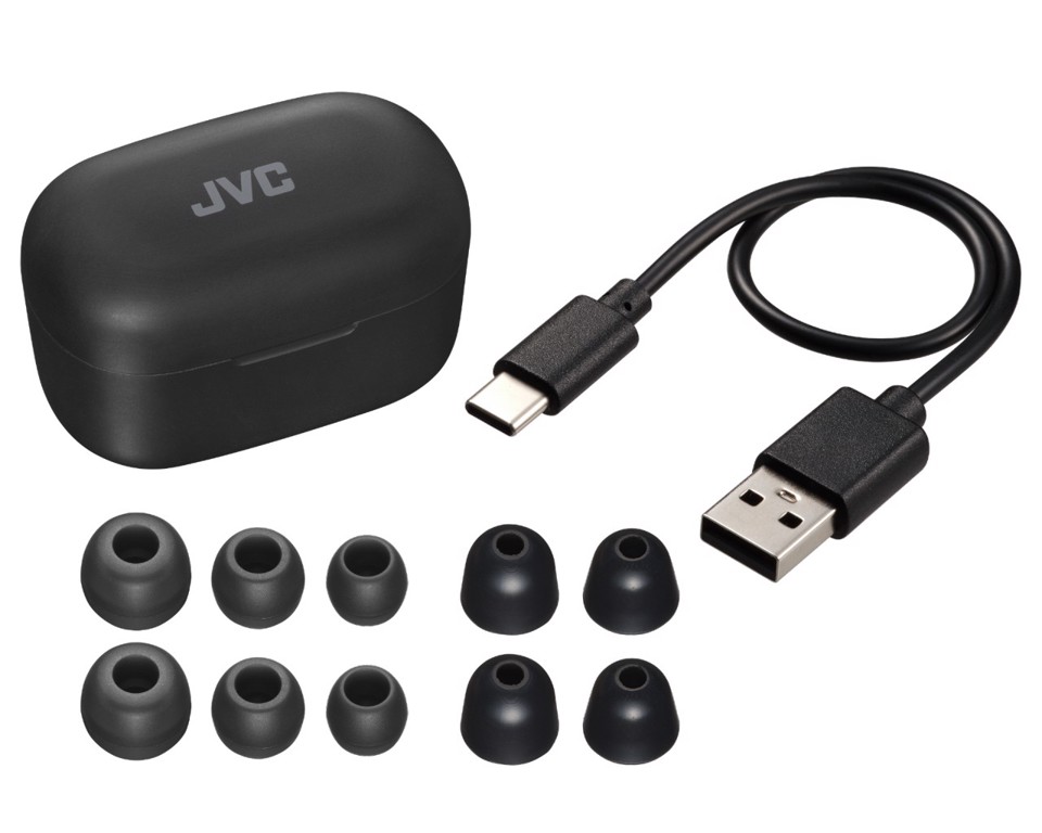 JVC HA-A25T Auricolare True Wireless Stereo (TWS) In-ear Musica e Chiamate Bluetooth Nero