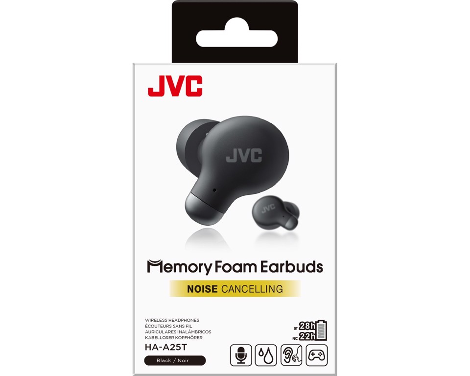 JVC HA-A25T Auricolare True Wireless Stereo (TWS) In-ear Musica e Chiamate Bluetooth Nero