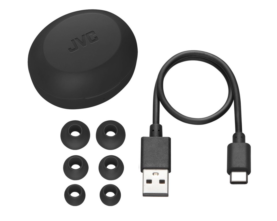 JVC HA-A5T-BN-E cuffia e auricolare True Wireless Stereo (TWS) In-ear Musica e Chiamate Bluetooth Nero