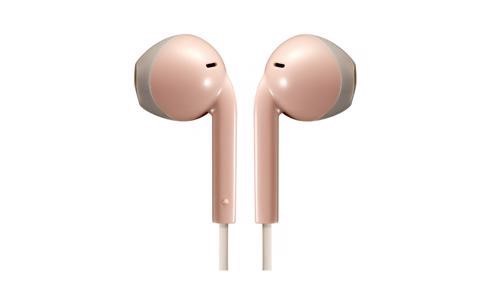 JVC HA-F19M-PT Auricolare Cablato In-ear Musica e Chiamate Grigio, Rosa