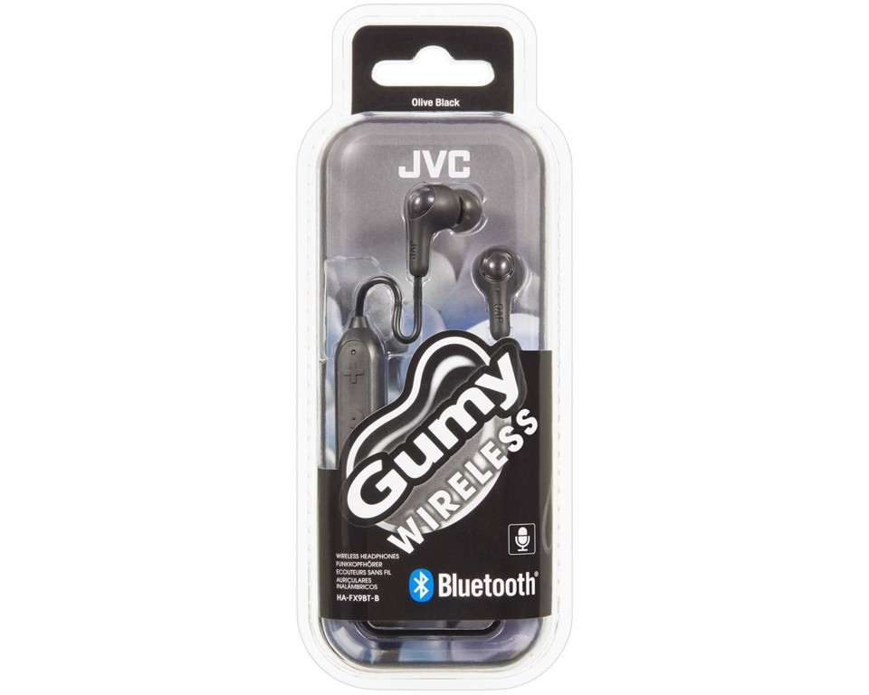 JVC HA-FX9BT Auricolare Wireless In-ear Musica e Chiamate Micro-USB Bluetooth Nero