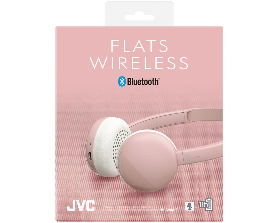 JVC HA-S20BT-P-E Cuffia Padiglione auricolare Bluetooth Rosa