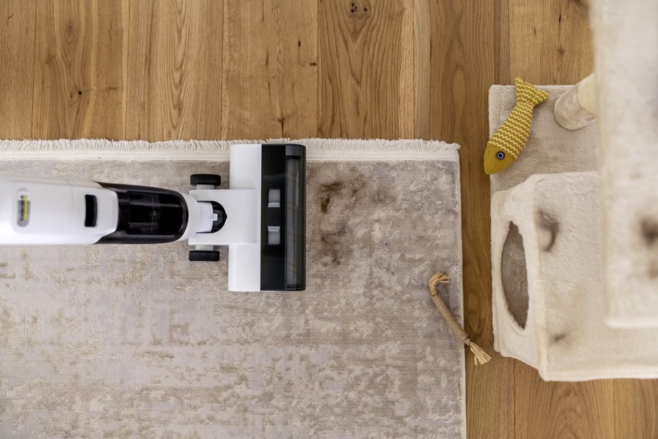 Kärcher FCV 2 Natural N Aspirapolvere 3-in-1 Batteria Secco e bagnato Senza sacchetto 160 W Bianco