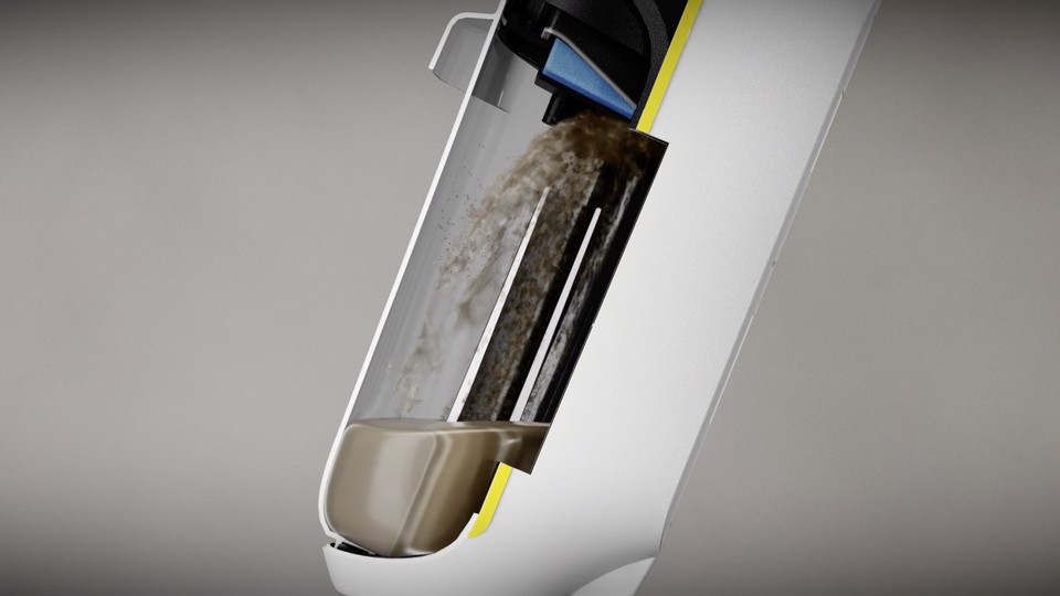Kärcher FCV 4 Aspirapolvere 3-in-1 Batteria Secco e bagnato Senza sacchetto 180 W Nero, Bianco
