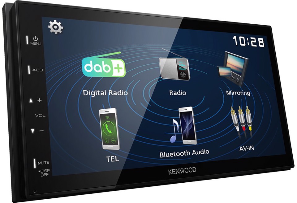 Kenwood Electronics DMX129DAB Ricevitore multimediale per auto Nero 64 W Bluetooth