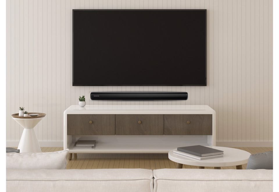 Kenwood Electronics LS-600BT altoparlante soundbar Nero 60 W