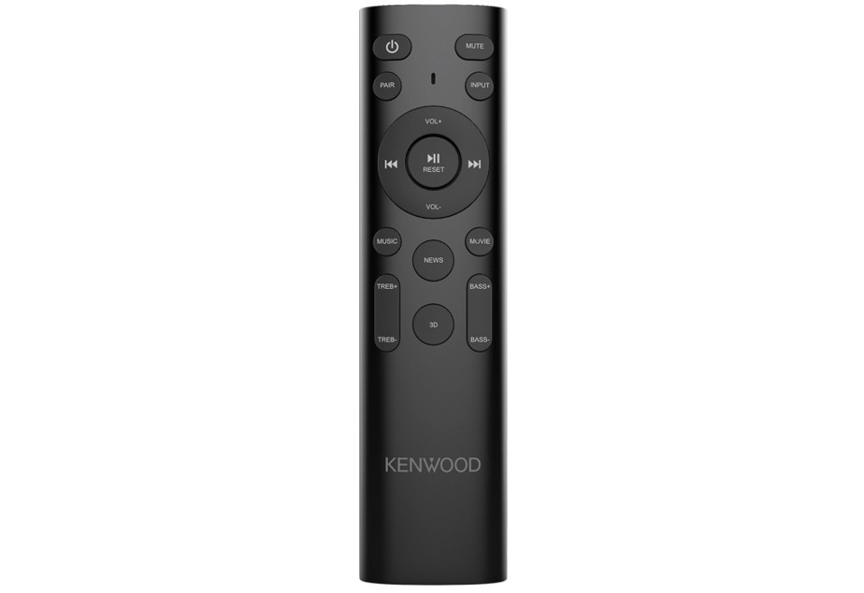 Kenwood Electronics LS-600BT altoparlante soundbar Nero 60 W