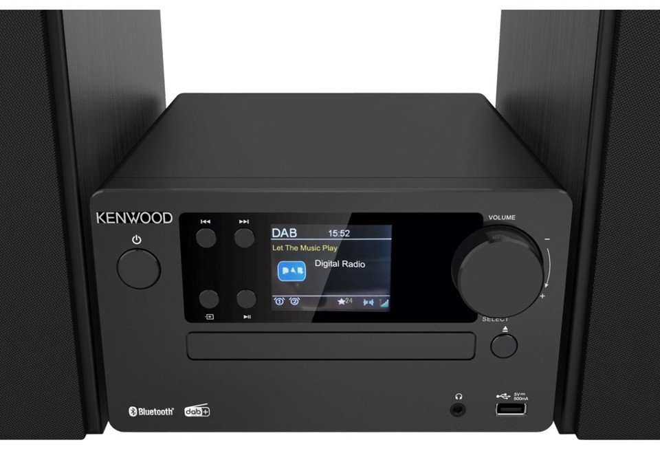 Kenwood Electronics M-725DAB-B set audio da casa Microsistema audio per la casa 50 W Nero