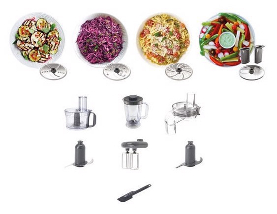 Kenwood MultiPro Compact FDM304SS robot da cucina 800 W 2,1 L Metallico