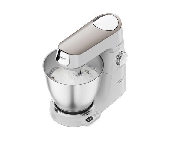 Kenwood Titanium Chef Baker XL Lite - Impastatrice planetaria, 3 ganci e fruste,1200W, 7L, Bianco (KVL65.001WH)
